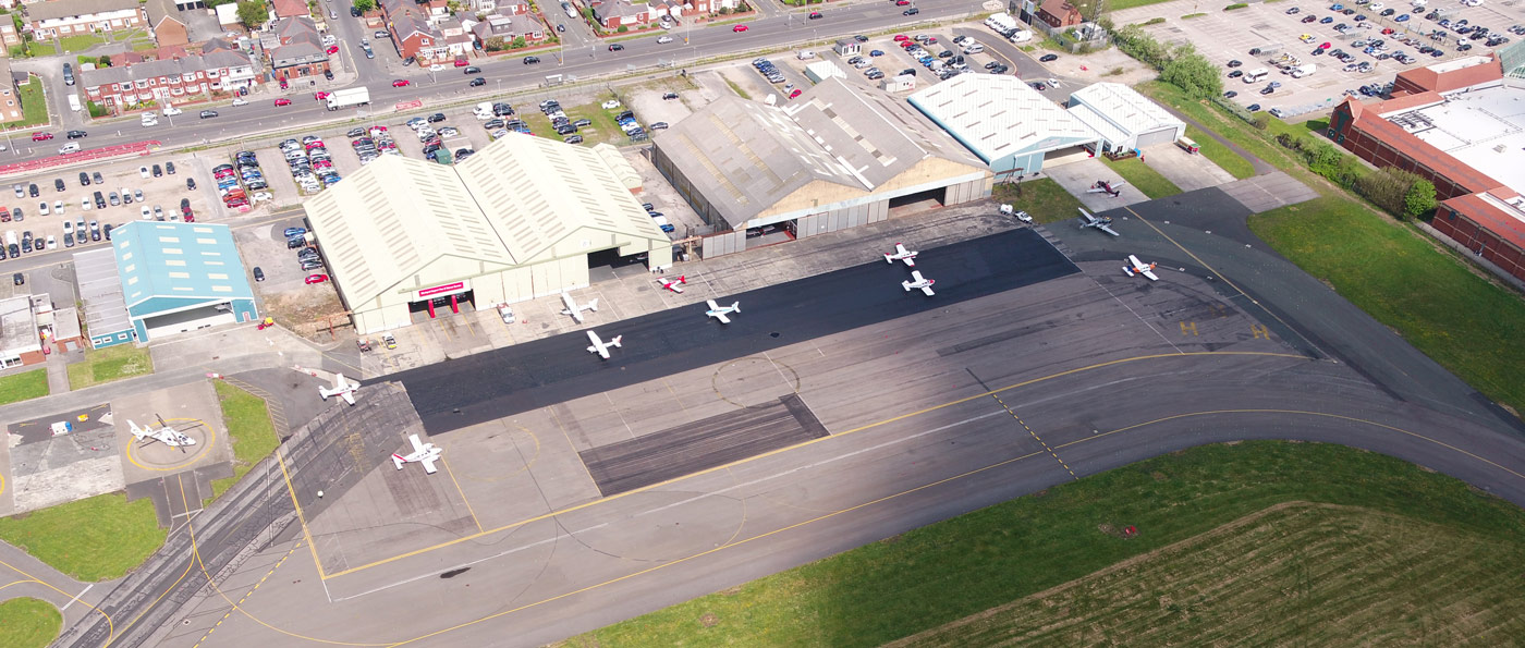 hangar view