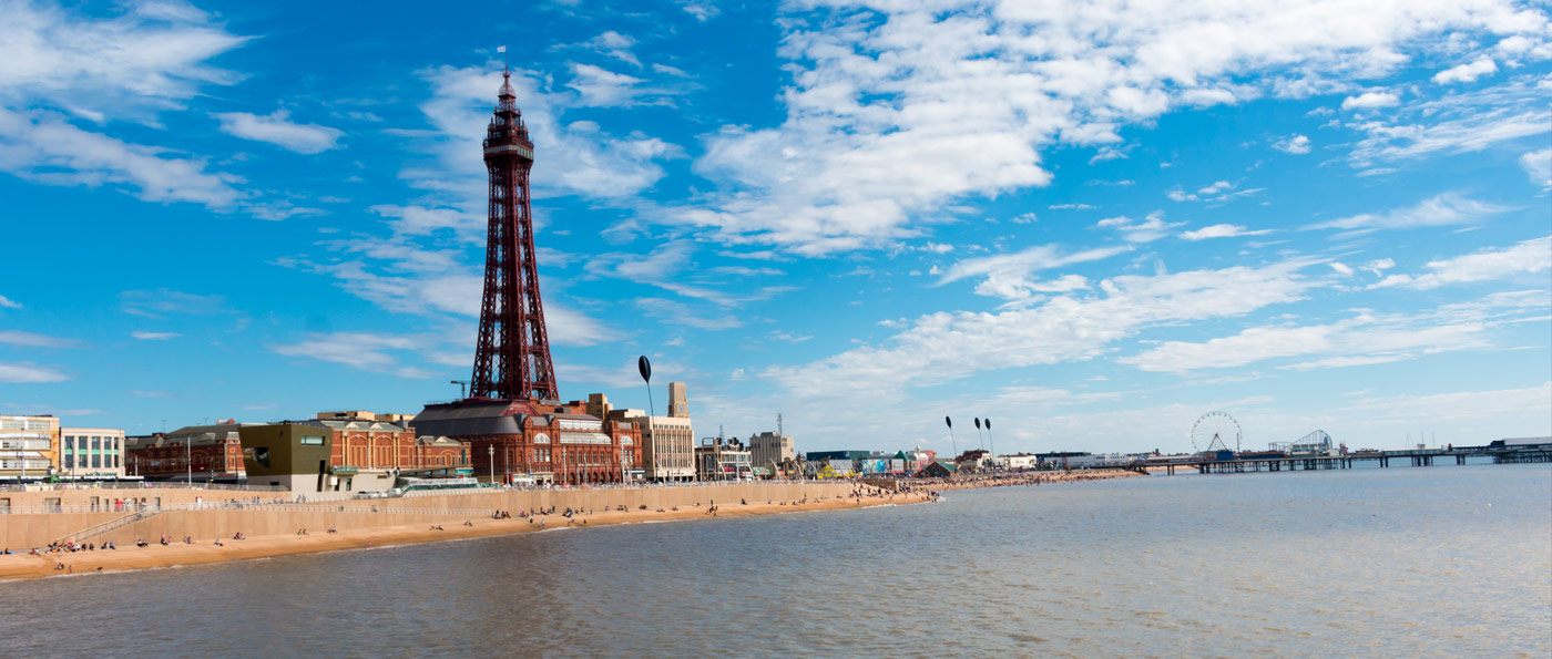 blackpool view from the sea